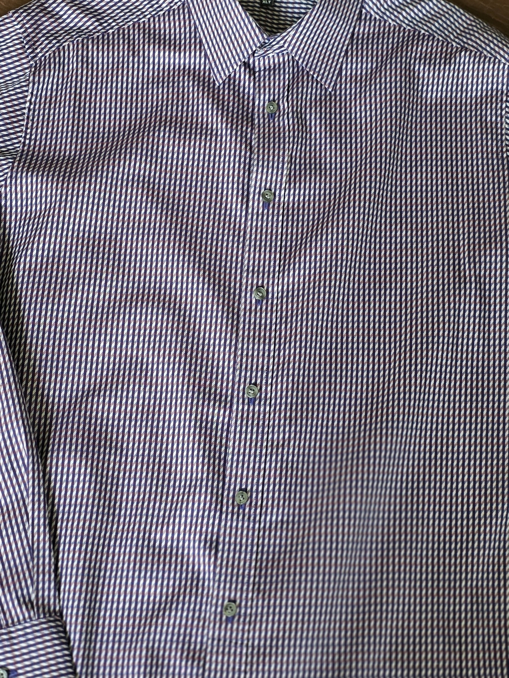 Murano Purple/Blue/Wine Patterned Dress Shirt. XLT